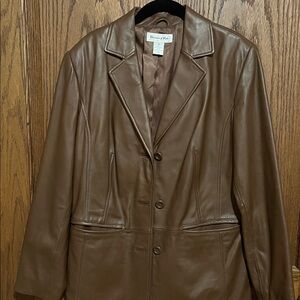 Preston & York Brown Leather Jacket